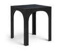 Waldorf 36.25" Tempered Glass Top Bar Height Table - Black