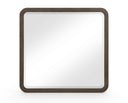 Morino Oak Veneer And Solid Wood Framed Mirror - Brown