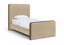 Dalton Fabric Upholstered Twin Bed - Beige
