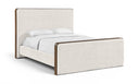 Dalton Fabric Upholstered Bed - Cream