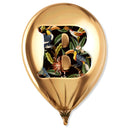 Gold Monogram Balloon by Oliver Gal, view 186