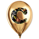 Gold Monogram Balloon by Oliver Gal, view 9