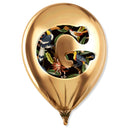 Gold Monogram Balloon by Oliver Gal, view 196