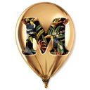 Gold Monogram Balloon by Oliver Gal, view 207