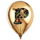 Gold Monogram Balloon by Oliver Gal, view 52