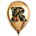 Gold Monogram Balloon by Oliver Gal, view 218