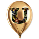 Gold Monogram Balloon by Oliver Gal, view 224