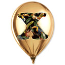 Gold Monogram Balloon by Oliver Gal, view 229