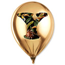 Gold Monogram Balloon by Oliver Gal, view 232
