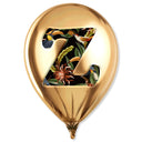 Gold Monogram Balloon by Oliver Gal, view 234