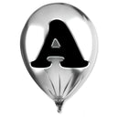 Silver Monogram Balloon by Oliver Gal, view 2