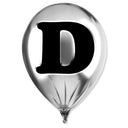 Silver Monogram Balloon by Oliver Gal, view 12