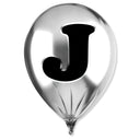 Silver Monogram Balloon by Oliver Gal, view 34