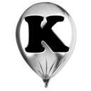 Silver Monogram Balloon by Oliver Gal, view 38