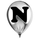 Silver Monogram Balloon by Oliver Gal, view 48