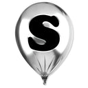 Silver Monogram Balloon by Oliver Gal, view 222