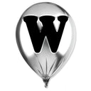 Silver Monogram Balloon by Oliver Gal, view 227