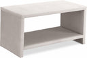 Cleo 31.5" Velvet Night Stand - Cream