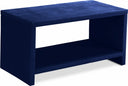 Cleo 31.5" Velvet Night Stand - Blue