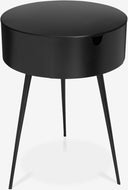 Bali 16" Iron Side Table - Black