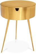Bali 16" Iron Side Table - Gold