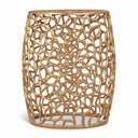 Priya Aluminum End Table - Gold