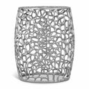 Priya Aluminum End Table - Silver