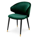 Velvet Retro Dining Armchair Volante