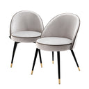Curved Back Dining Chair Set (2) Cooper