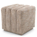 Square Channel Stitched Stool Bente