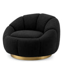 Boucle Swivel Chair Inger