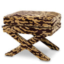 Upholstered Printed Stool Cordoba