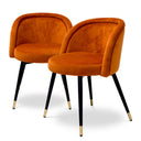 Curved Back Dining Chairs (2) Chloe