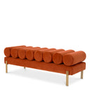 Velvet Art Deco Bench Oxley