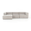 LANGHAM CHANNELED 3-PIECE SECTIONAL
