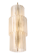 Ridged Glass Chandelier Imperial