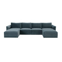 Willow 6-Piece Performance Velvet Modular U Sectional