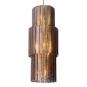 Ridged Glass Chandelier Imperial