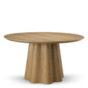 Oak Veneer Dining Table Papyrus