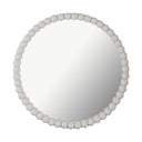 Baria 30" Wooden Round Wall Mirror