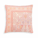 Persia 20" Pink Square Throw Pillow Cover
