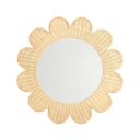 Coralie 33.4" Rattan Round Wall Mirror