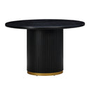 Chelsea 47" Oak Wood Round Dining Table
