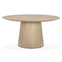 Sahara Round Oak Dining Table (41"-60")