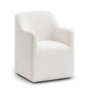 Helena Tall Textured Weave Performance Fabric Dining Chair