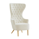 Jezebel Performance Velvet Wingback Accent Chair