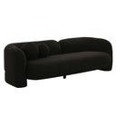 Amelie 91" Contract-Grade Faux Fur Sofa