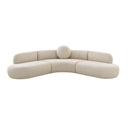 Broohah 3-Piece Performance Fabric L-Shaped Sectional