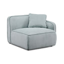 Travie Performance Corduroy Velvet RAF Corner Chair