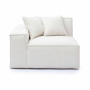 Mindy Performance Chenille Basketweave Modular Corner Chair
